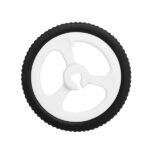 34mm x 6mm rubber mini car wheel with strong traction.
