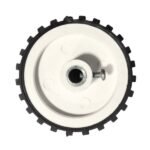50mm x 20mm robot wheel designed for DC gear motors.