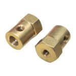 flexible 8mm hex coupler pair for smooth shaft connection and vibration reduction