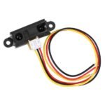 IR Distance Measuring Sensor Module GP2Y0A41SK0F front view showing IR emitter detector and connector