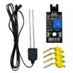 soil moisture detection sensor board back view showing potentiometer for digital threshold adjustment