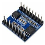 JQ6500 mp3 module pinout UART serial connection wiring view