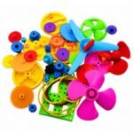 55 Pieces Colorful Plastic Motor Gear, Pulley And Fan Kit for DIY Projects - Image 5