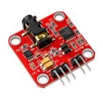 EMG sensor module V3.0 3.3V 5V analog output pins close up view