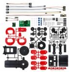 gripper claw mechanism opening and closing with linkages and screws — wireless arm gripper detail