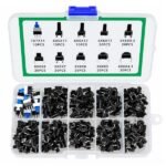 10 Types Tactile Push Button Switch Kit