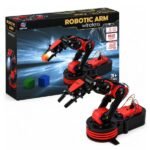 Wireless Robotic Arm Kit with multi-joint arm, gripper claw, and control unit