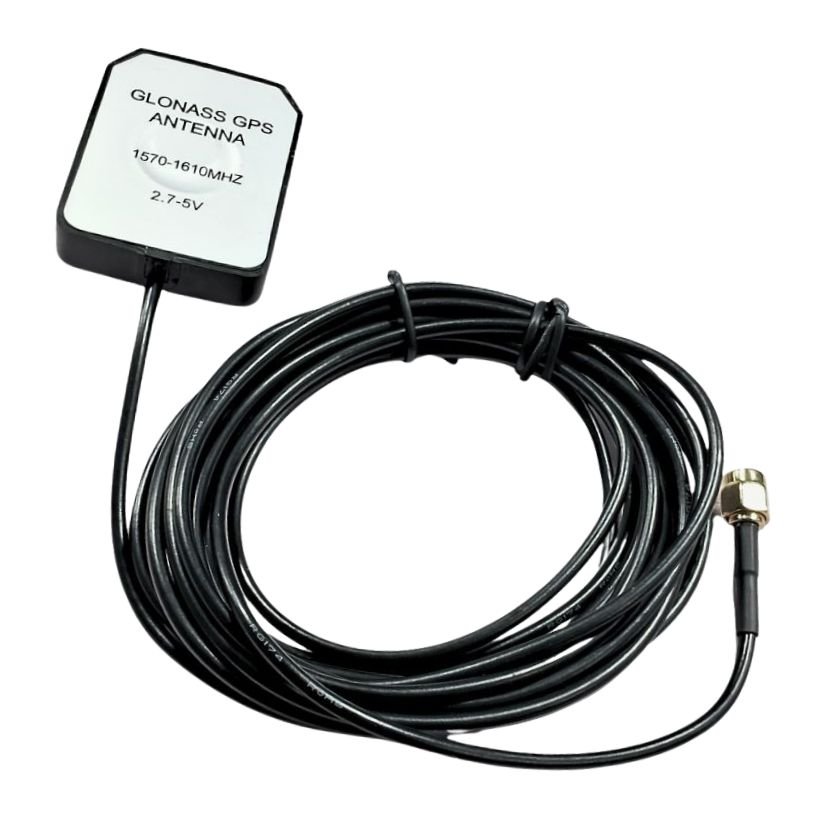 GLONASS GPS Active Antenna Module 1570–1610MHz 2.7V–5V (2) GPS External Active Antenna with SMA Connector and 3 Meter Cable - Image 1