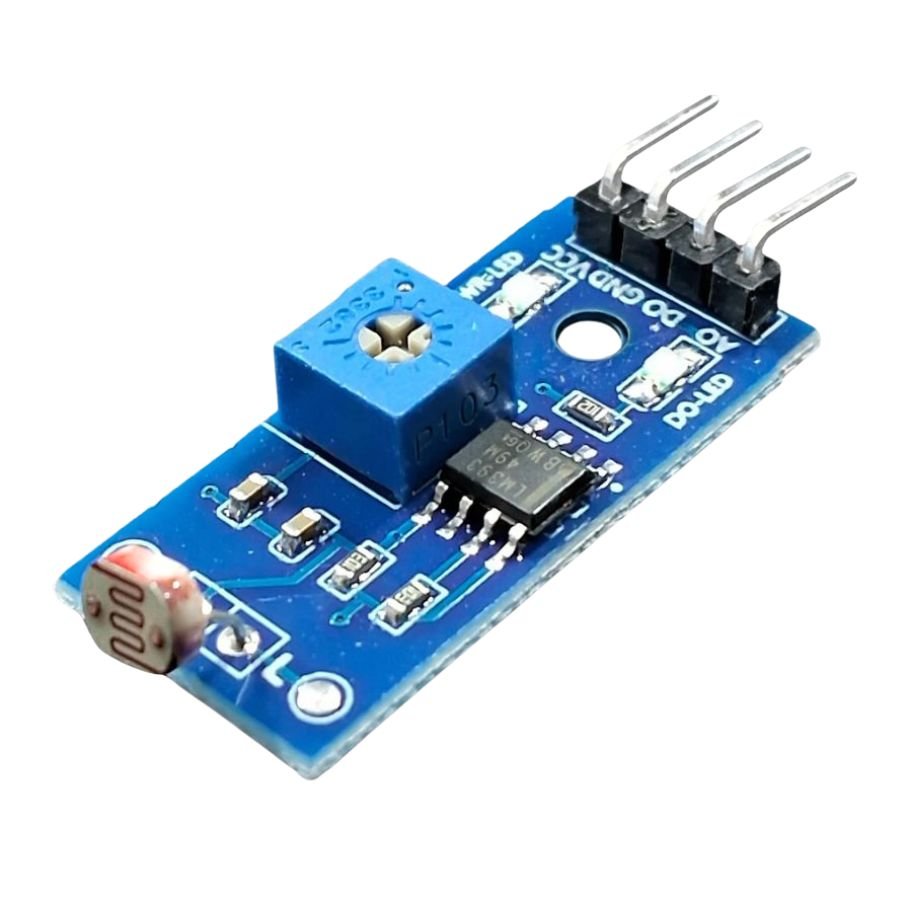 LM393 LDR Light Sensor Module 4-Pin (2) LDR Light Sensor Module 4-Pin - Image 1