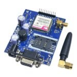 SIM900A AE GSM Module With SMA Antenna for stable GSM communication.