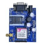 SIM900A AE GSM module with SMA antenna for stable GSM communication.
