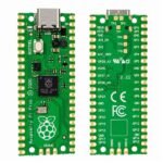 Pico board Type-C USB RP2040 chip 133MHz 2MB flash close up view