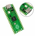 Raspberry pi board Pico RP2040 26 GPIO 264KB SRAM top layout view