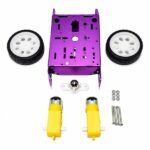 2WD Aluminum Smart Robot Car Chassis Kit DIY front view