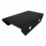 4 Wheel Metal Chassis Black for DIY Robot Car Project