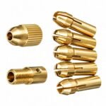 Brass drill chuck set RS-555 motor shaft mount fitting detail