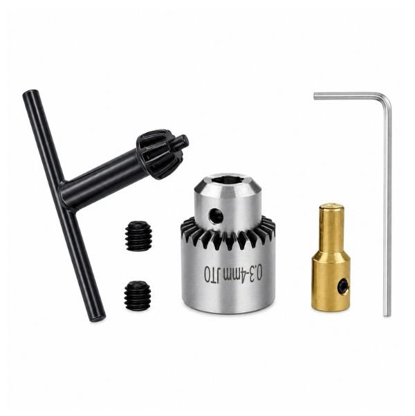 0.3–4mm Drill Chuck for RS-555 Motor & RS-540 Motor