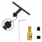 Drill machine chuck 0.3mm 4mm metal brass mini chuck top view