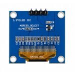 1.3 Inch I2C Blue OLED Display Module 128x64 back view