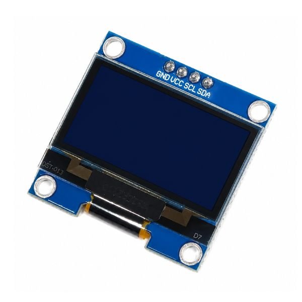 1.3 Inch I2C 4-Pin Blue OLED Display Module