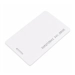 RFID Card 125kHz PVC White EM4100 front view