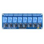 12V 8 Channel Relay Module Optocoupler Isolated front view
