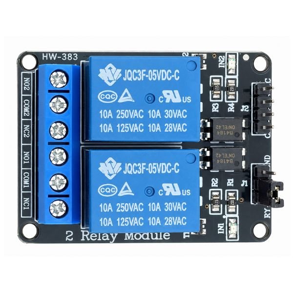 2 Channel 5V Relay Module Optocoupler 3.3V 5V