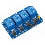 4 Channel 5V 10A Relay Module Optocoupler front view