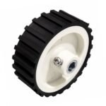 Robot Car Wheel 50mm x 20mm for DC Gear Motor side view