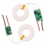 Wireless charging module TX RX coil pair top view