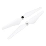9450 Carbon Fiber Propeller CW CCW Black Silver Cap front