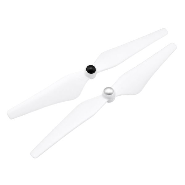 9450 Carbon Fiber Propeller CW CCW Black Silver Cap front
