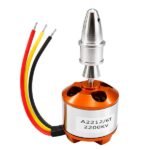 The A2212 2200KV Brushless Motor delivers efficient thrust