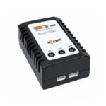 B3 lithium battery charger AC mains plug side view