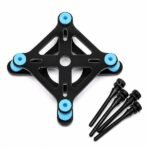 CC3D anti vibration mount glass fiber black plate top view