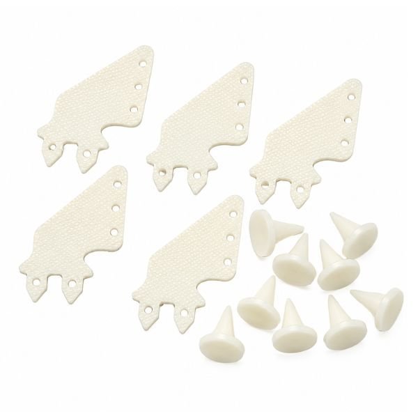 Control Horn Set RC Plane Nylon 4-hole Servo front view