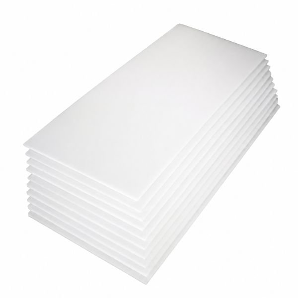 Depron Sheet (1000mm X 500mm) 5mm White RC Plane front view