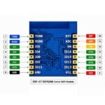 ESP8266 WiFi module castellated 16-pin diagram view