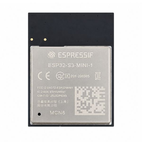 esp32-s3-mini-1-n8-aiot-wifi-bluetooth-front-view Espressif ESP32 S3 MINI-1-N8 module front view