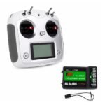 FlySky FS-i6S 10-Channel Remote with FS-iA10B Receiver front view