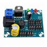 DC multi output power supply module 3 LED rails top view