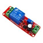 NE555 Delay Timer Switch 12V Relay Module front view