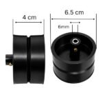 Pulley Wheel 6.5cm x 4cm Gear Motor Belt Drive front view