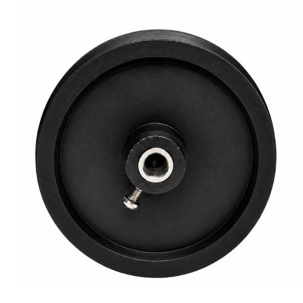 Pulley Wheel 6.5cm x 4cm Gear Motor Belt Drive front view