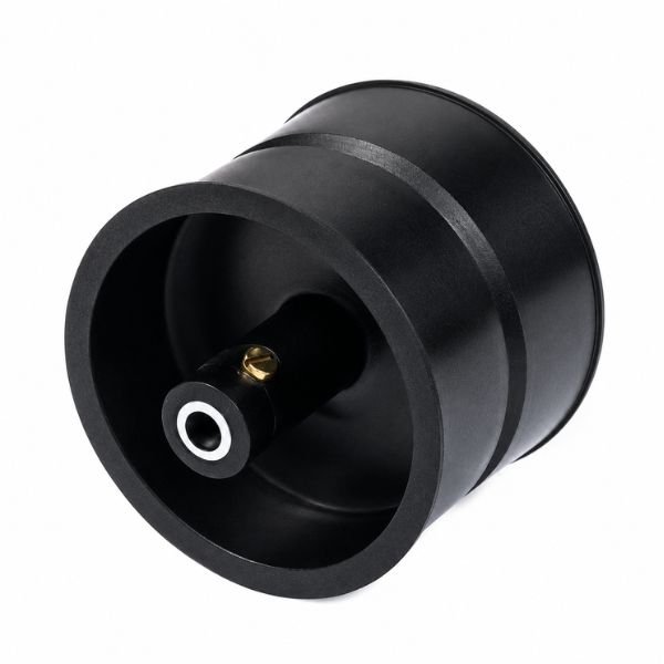 Pulley Wheel 6.5cm x 4cm Gear Motor Belt Drive front view
