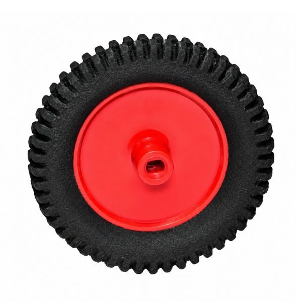 Robot Wheel 70mm x 13mm BO Motor Plastic General Purpose front view