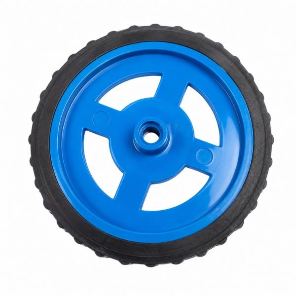 Robot Wheel 70mm x 8mm BO Motor Narrow Profile front view
