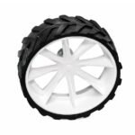 Robot Wheel 112mm x 42mm DIY Robot 6mm Bore side view