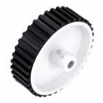 Robot Wheel 70mm x 20mm DC Gear Motor 6mm Bore