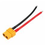 XT60 Female Connector With Wire 14AWG Silicone front view